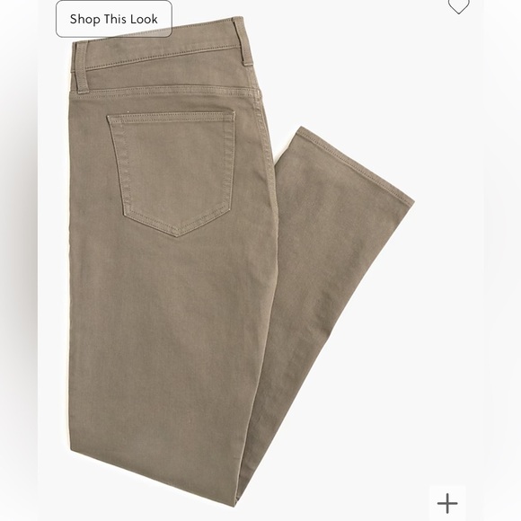 J crew dusty charcoal Slim-fit garment-dyed five-pocket pant - Picture 3 of 6